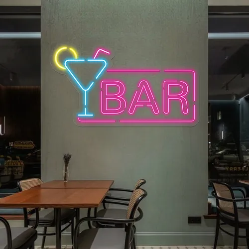 Vibrant Martini Neon Bar Sign - Australia Neon Signs