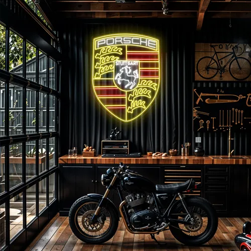 Porsche Neon Sign