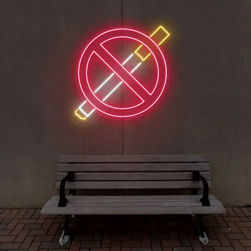 Strictly No Smoking Neon Sign - Australia Neon Signs