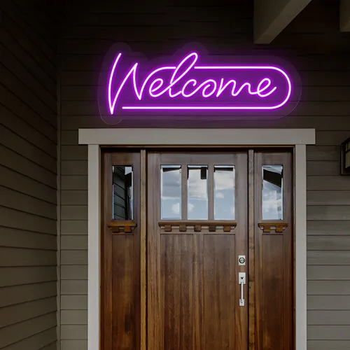 Stylish Welcome Neon Sign - Australia Neon Signs