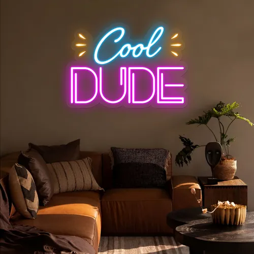 Cool Dude Neon Sign - Australia Neon Signs