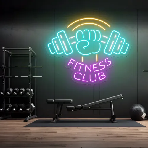 Barbell Neon Signs - Australia Neon Signs