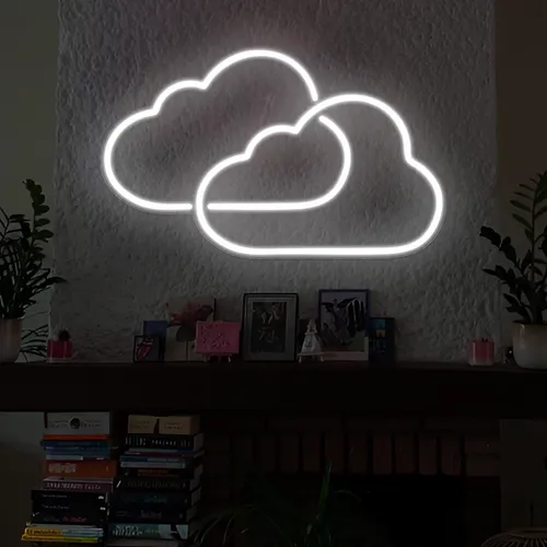 Twin Cloud Neon Signs - Australia Neon Signs
