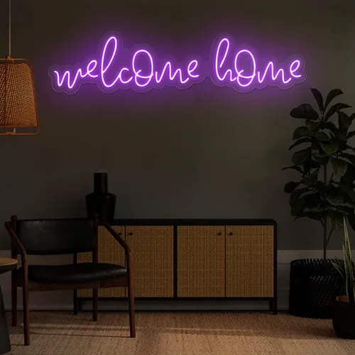 Welcome Home Neon Sign - Australia Neon Signs