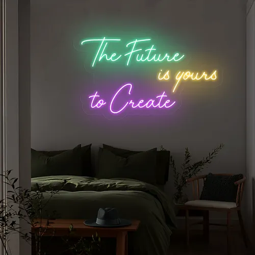 Visionary The Future is Yours to Create Neon Sign - Australia Neon Signs