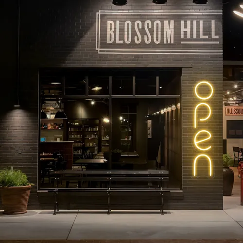 Open Vertical Neon Sign - Australia Neon Signs