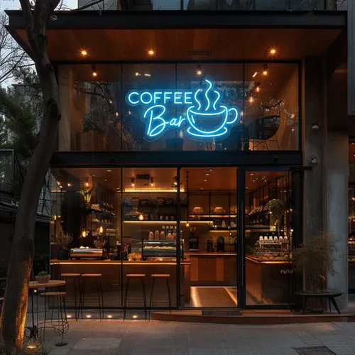 Coffee Bar Window Neon Sign - Australia Neon Signs