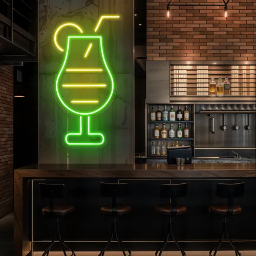 Sparkling Toast Glass Neon Sign - Australia Neon Signs