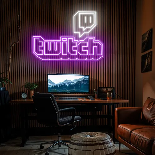 Twitch Gaming Room Neon Sign - Australia Neon Signs