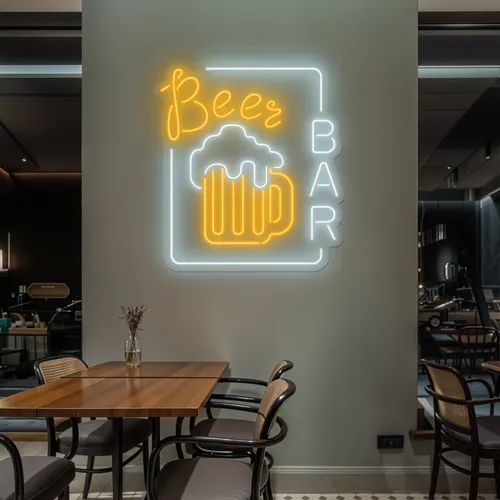 Beer Bar Vertical Neon Sign - Australia Neon Signs