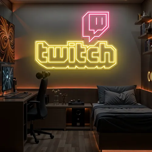 Twitch Bold Glow Neon Sign - Australia Neon Signs