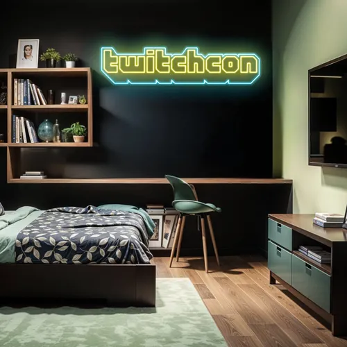TwitchCon Bedroom Aesthetic Neon Sign - Australia Neon Signs