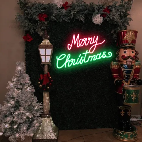 Merry Christmas Script Neon Sign - Australia Neon Signs