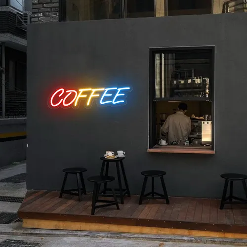 Multicolour COFFEE Neon Sign - Australia Neon Signs