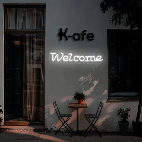Welcome Script Neon Sign - Australia Neon Signs