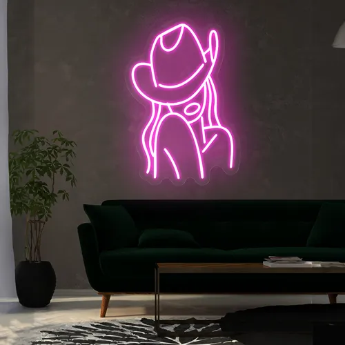 Mini Cowgirl Neon Sign - Australia Neon Signs