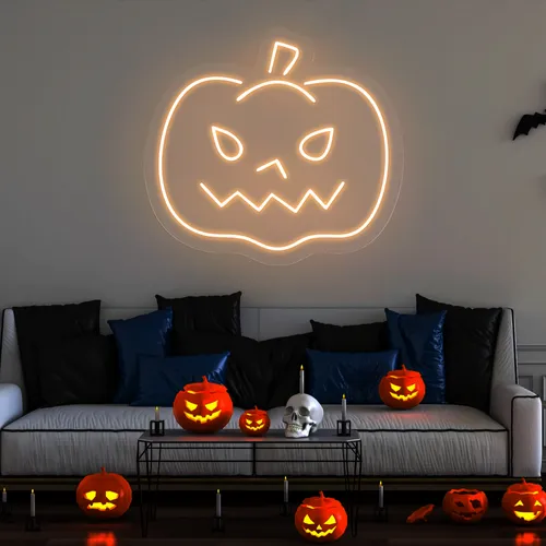 Pumpkin Neon Sign - Australia Neon Signs