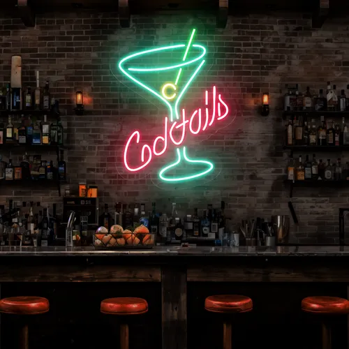 Cocktails Neon Sign - Australia Neon Signs