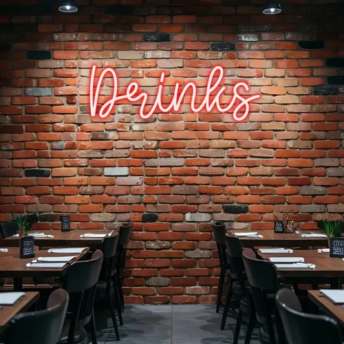 Custom Drink Neon Sign - Australia Neon Signs