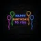 Happy Birthday To You with Balloons Neon Sign - Australia Neon Signs