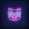Cute Cartoon Pink Pig Sunglasses Neon Sign - Australia Neon Signs