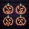 Orange Pumpkin Neon Sign - Australia Neon Signs