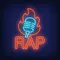 Rap Microphone Flame Neon Sign - Australia Neon Signs