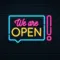 We Are Open Neon Sign - Australia Neon Signs