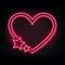 Red Love Heart Star Neon Sign - Australia Neon Signs