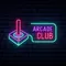 Retro Joystick Arcade Club Neon Sign - Australia Neon Signs