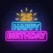 25th Happy Birthday Neon Sign - Australia Neon Signs