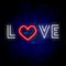 Love Heart Neon Sign - Australia Neon Signs
