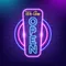 We are Open Vertical Neon Sign - Australia Neon Signs