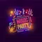 Music Party Neon Sign - Australia Neon Signs