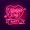 Valentines Day Party Neon Sign - Australia Neon Signs