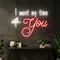 I Want My Time With You Neon Sign - Australia Neon Signs