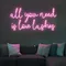 All You Need is Love Lashes Neon Sign - Australia Neon Signs