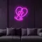 Scribble Dog Heart Neon Sign - Australia Neon Signs