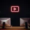 Youtube Play Button Neon Sign - Australia Neon Signs